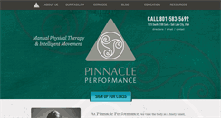 Desktop Screenshot of pinnacle4performance.com